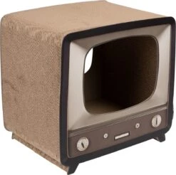 District 70 TELLY - Retro TV Krabmeubel - Instagrammable Kartonnen TV Voor Katten - 39 X 27 X 37 Cm 15 District 70 TELLY - Retro TV Krabmeubel - Instagrammable Kartonnen TV Voor Katten - 39 X 27 X 37 Cm -Huisdier Verkoop 1200x1197 59