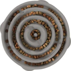 Outward Hound Slo Bowl Fun Feeder Voerbak - Anti Schrok Voerbak - Voerbak Slo-Bowl Mini Drop Teal Lichtblauw - 22X22X5 CM -Huisdier Verkoop 1200x1198 32