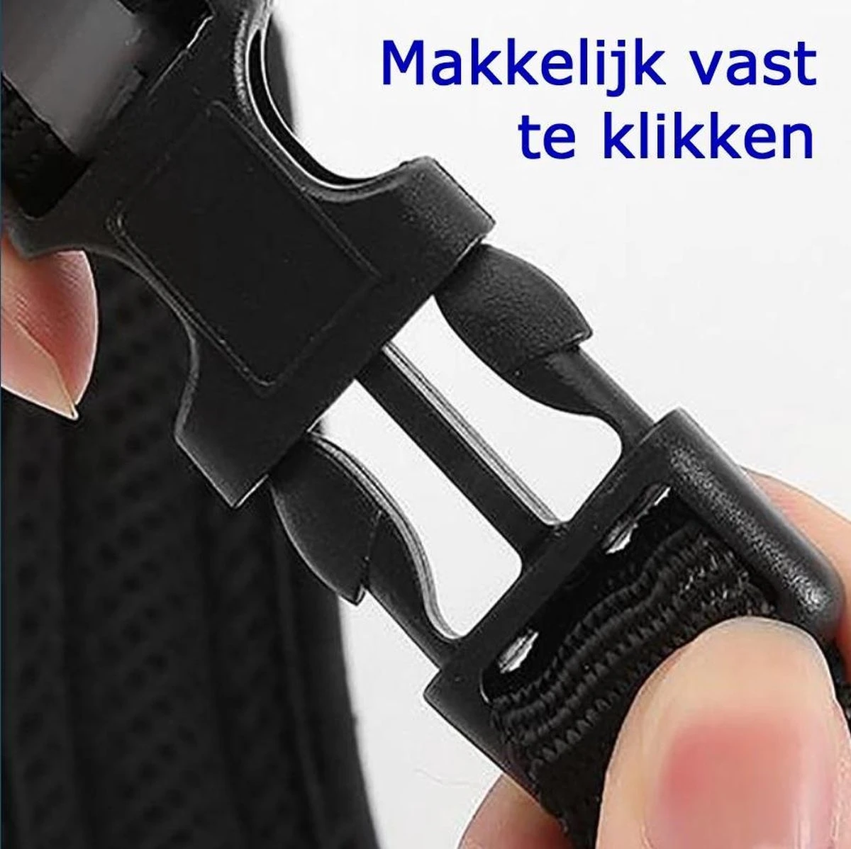 Luxyana Pets Hondentuig - M - 32-55cm - Harnas Voor Hond Of Grote Kat - Easy Step-in Hondenharnas - Inclusief Bijpassend Riempje - Zwart 12 Luxyana Pets Hondentuig - M - 32-55cm - Harnas Voor Hond Of Grote Kat - Easy Step-in Hondenharnas - Inclusief Bijpassend Riempje - Zwart - Afbeelding 10