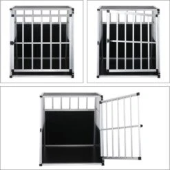 Cadoca Honden Transportbox L – Aluminium – 90x66x72cm Afsluitbaar 19 Cadoca Honden Transportbox L – Aluminium – 90x66x72cm Afsluitbaar -Huisdier Verkoop 1200x1198 49