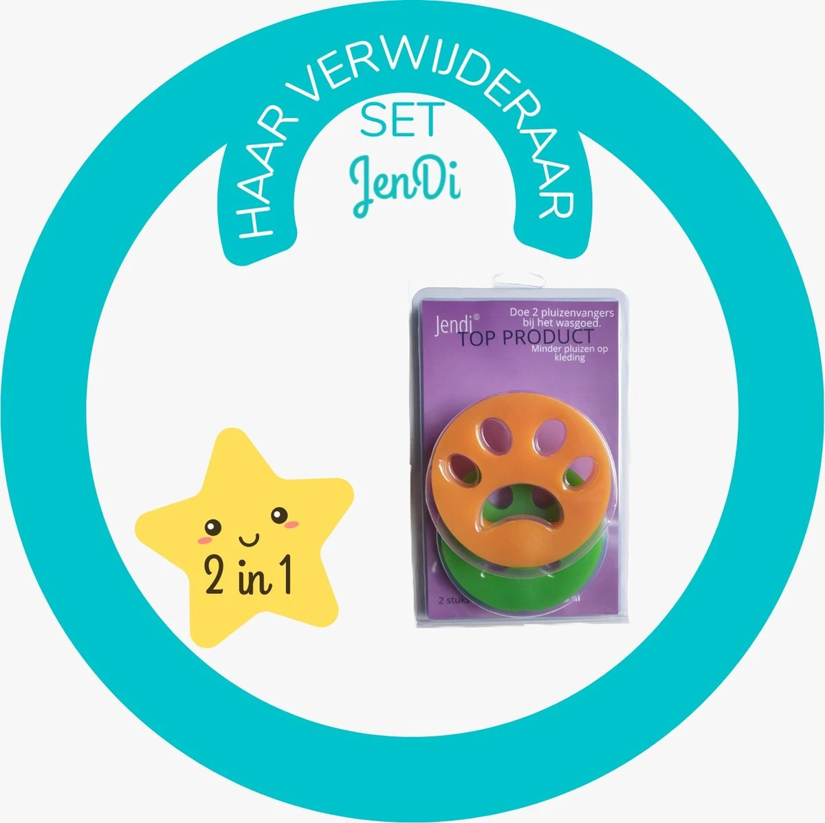 Jendi - Haarverwijderaar Voor Huisdieren - Pluizen Verwijderaar - Makkelijk In Gebruik - Haarverwijderaar Voor Wasmachine - 2 Stuks In 1 Verpakking - Kleur: Groen & Oranje 3 Jendi - Haarverwijderaar Voor Huisdieren - Pluizen Verwijderaar - Makkelijk In Gebruik - Haarverwijderaar Voor Wasmachine - 2 Stuks In 1 Verpakking - Kleur: Groen & Oranje