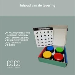 Comfort Company Praatknop Hond | Dogbuttons – Honden Speelgoed | Honden Speelgoed Intelligentie | 4 Stuks | Agility Voor De Hond | 30 Seconden Opnamen | Honden Training -Huisdier Verkoop 1200x1199 24