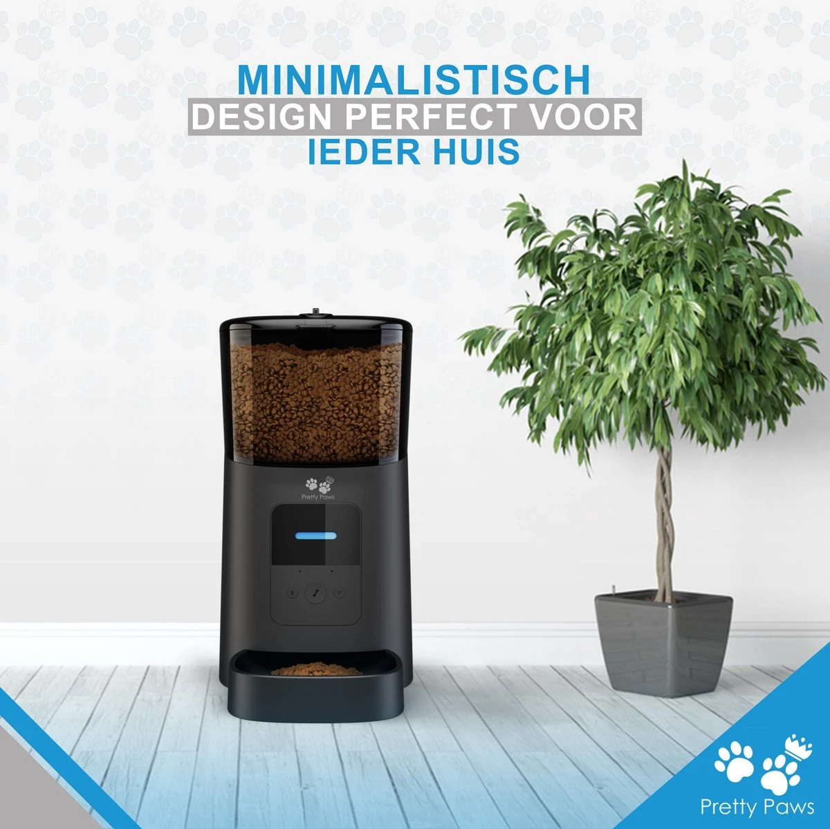 Pretty Paws PP005 Wifi Voerautomaat Zwart - Automatische Voerbak - Slimme Voerautomaat Met App - Instelbaar Voedingsschema - WIFI 11 Pretty Paws PP005 Wifi Voerautomaat Zwart - Automatische Voerbak - Slimme Voerautomaat Met App - Instelbaar Voedingsschema - WIFI - Afbeelding 9