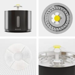 Auronic Drinkfontein - Katten En Honden - 2,4L - Dieren Drinkbak - Incl. 4 Filters En 2 Borstels - Zwart -Huisdier Verkoop 1200x1200 1032