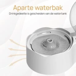 Merkloos Drinkfontein Kat - Waterfontein Kat - Gefilterd Water - Kattenfontein - Hervulbare Filter - Water Dispenser - Drinkbak Kat - Reservoir - Waterbak Kat - Fluisterstil - Sensor -Huisdier Verkoop 1200x1200 1046