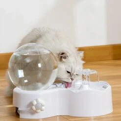 Merkloos Drinkfontein Kat - Waterfontein Kat - Gefilterd Water - Kattenfontein - Hervulbare Filter - Water Dispenser - Drinkbak Kat - Reservoir - Waterbak Kat - Fluisterstil - Sensor -Huisdier Verkoop 1200x1200 1050