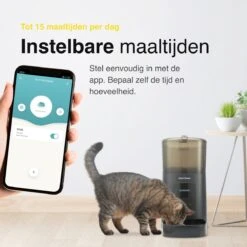 Vivid Green Automatische Voerbak Kat - Voerautomaat - Voerdispenser - Voederbak - SMART App - 6L - Zwart -Huisdier Verkoop 1200x1200 1065