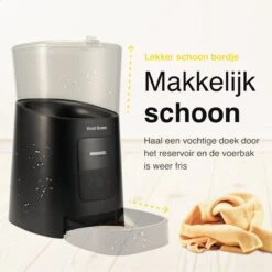 Vivid Green Automatische Voerbak Kat - Voerautomaat - Voerdispenser - Voederbak - SMART App - 6L - Zwart -Huisdier Verkoop 1200x1200 1067