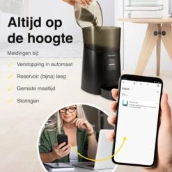 Vivid Green Automatische Voerbak Kat - Voerautomaat - Voerdispenser - Voederbak - SMART App - 6L - Zwart -Huisdier Verkoop 1200x1200 1069