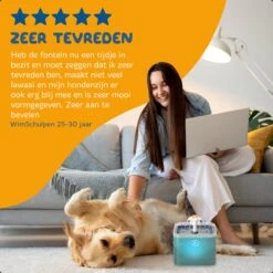 Pawwy® Drinkfontein Kat & Hond – Kattenfontein – Waterfontein Incl. 2 Filters En Schoonmaak Kit - 2 Liter - Groen -Huisdier Verkoop 1200x1200 1083