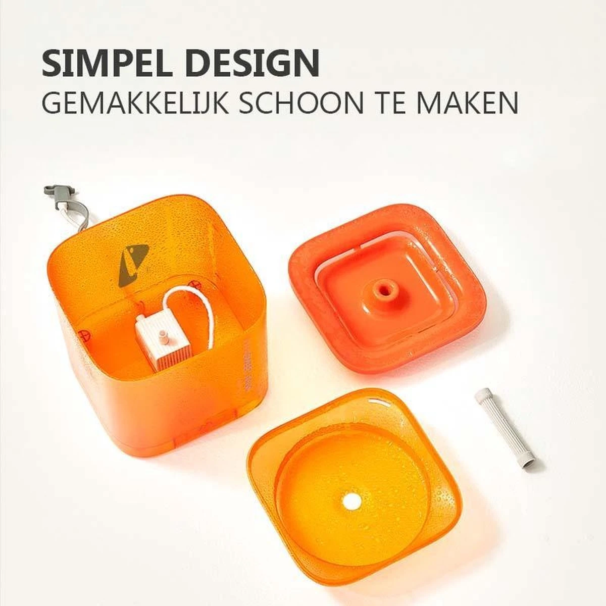 PETKIT® Eversweet SOLO Zwart – Drinkfontein Kat – 1,85L – Geruisloos – Met Filter 4 PETKIT® Eversweet SOLO Zwart – Drinkfontein Kat – 1,85L – Geruisloos – Met Filter - Afbeelding 2