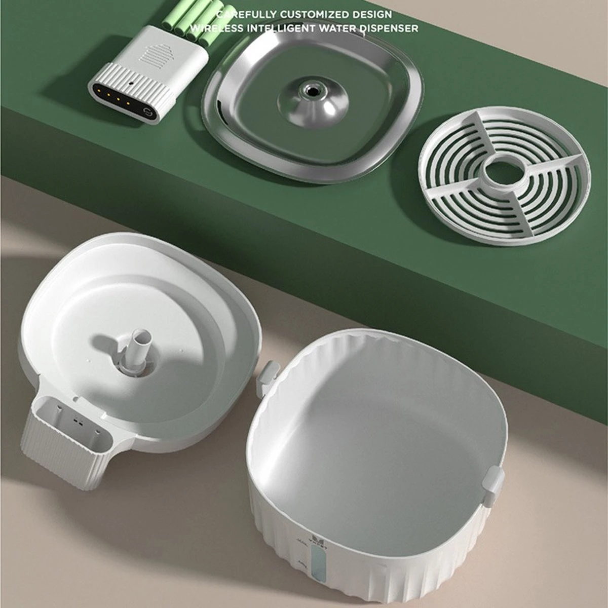 AluPet5 Pro Sense - USB Kabel/Batterij - Kat Fontein - Motion Sensor Hond Dispenser Met Filter - Automatisch 4 AluPet5 Pro Sense - USB Kabel/Batterij - Kat Fontein - Motion Sensor Hond Dispenser Met Filter - Automatisch - Afbeelding 2