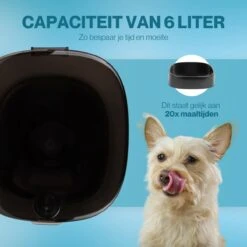 Petsy Ways Automatische Voerbak - Voor Hond & Kat - Voerdispenser - Met Wifi - Microfoon - 6 Liter -Huisdier Verkoop 1200x1200 1193