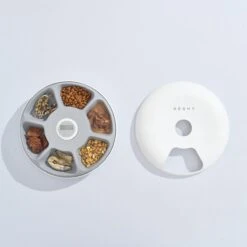 Kèshy Automatische Voerbak Voor Hond En Kat- Instelbaar Voedingsschema Voor Huisdier- Vaatwasserbestendig - Wit -Huisdier Verkoop 1200x1200 1201