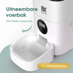 Bowkam Automatische Voerbak – Voerbak – Voerautomaat - Voerbak Kat – Voerbak Hond - Voerautomaat Kat – Wit -Huisdier Verkoop 1200x1200 1210