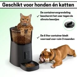 BOME Voerautomaat - Camera En Audio - Inclusief SD-Kaart - Automatische Voerbak Kat Of Hond - Voerautomaat Kat - Zwart -Huisdier Verkoop 1200x1200 1214