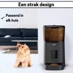 BOME Voerautomaat - Camera En Audio - Inclusief SD-Kaart - Automatische Voerbak Kat Of Hond - Voerautomaat Kat - Zwart -Huisdier Verkoop 1200x1200 1219