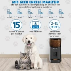 Pawzle Automatische Voerbak - Voerautomaat - Voederbak Kat & Hond - Camera, App En WiFi - Zwart -Huisdier Verkoop 1200x1200 1224