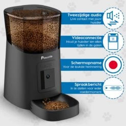 Pawzle Automatische Voerbak - Voerautomaat - Voederbak Kat & Hond - Camera, App En WiFi - Zwart -Huisdier Verkoop 1200x1200 1225