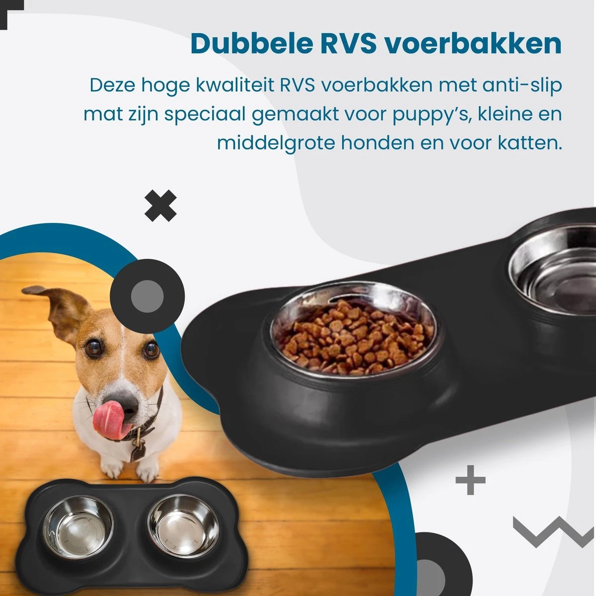 Dubbele Antislip Voerbak Hond - Eetbak En Drinkbak Kat - Hondenbak - Kattenvoerbak – Hondenvoerbak 9 Dubbele Antislip Voerbak Hond - Eetbak En Drinkbak Kat - Hondenbak - Kattenvoerbak – Hondenvoerbak - Afbeelding 7