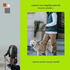 1FORME Hondenriem 15-30kg - Sliplijn Hond REFLECTEREND 2m, Ø 1.2cm - Jachtlijn 2 Ergonomische Handvaten - Dubbel Stop -Huisdier Verkoop 1200x1200 129