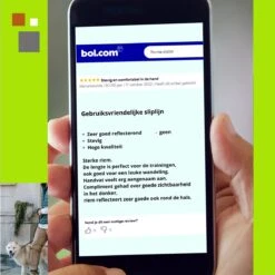 1FORME Hondenriem 15-30kg - Sliplijn Hond REFLECTEREND 2m, Ø 1.2cm - Jachtlijn 2 Ergonomische Handvaten - Dubbel Stop -Huisdier Verkoop 1200x1200 134