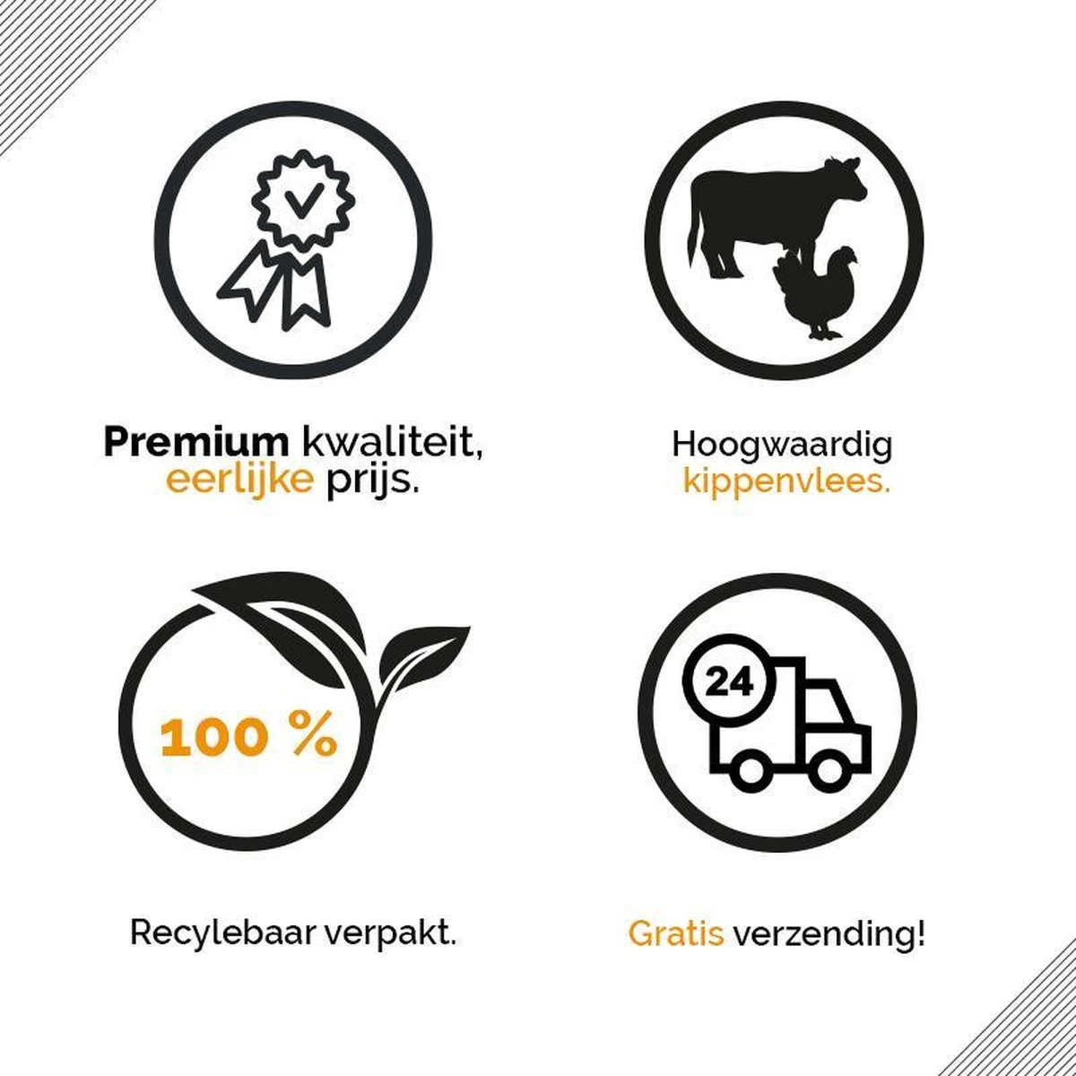 Natuurlijke Hondenbrokken Met Kip - Dog's Favorite | 15kg 5 Natuurlijke Hondenbrokken Met Kip - Dog's Favorite | 15kg - Afbeelding 3