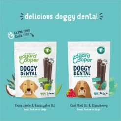 Edgard & Cooper Doggy Dental Sticks Appel - Eucalyptusolie Medium -Huisdier Verkoop 1200x1200 1424