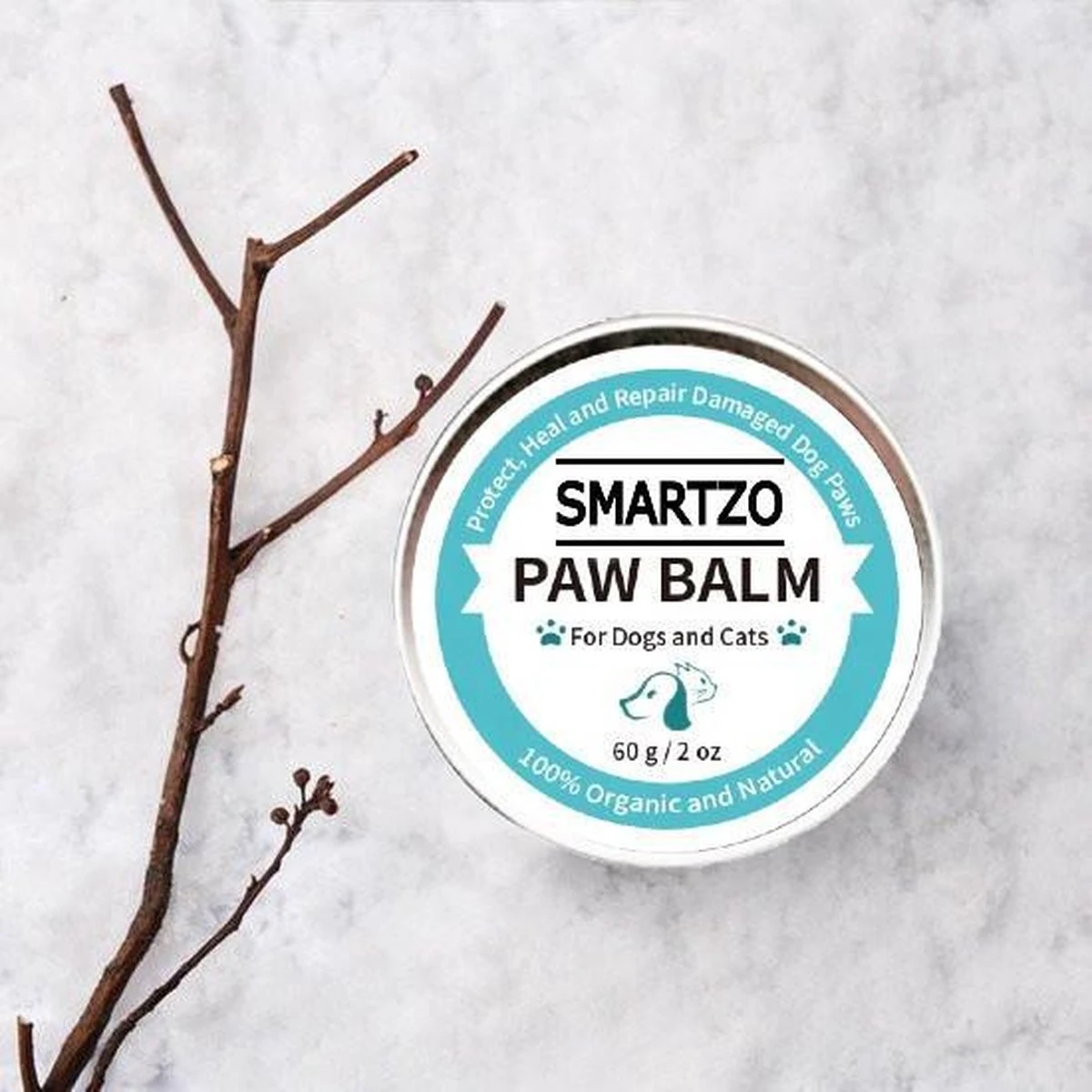 Poot Balsem – Neus Balsem - Huisdieren – Dieren – Poot Verzorging / Neus Verzorging – Verzorging Droge En Gebarsten Poten – Snelwerkende Formule - Hydraterend – Bio Balm - Potenbalsem - Neusbalsem - 60 Gram 6 Poot Balsem – Neus Balsem - Huisdieren – Dieren – Poot Verzorging / Neus Verzorging – Verzorging Droge En Gebarsten Poten – Snelwerkende Formule - Hydraterend – Bio Balm - Potenbalsem - Neusbalsem - 60 Gram - Afbeelding 4