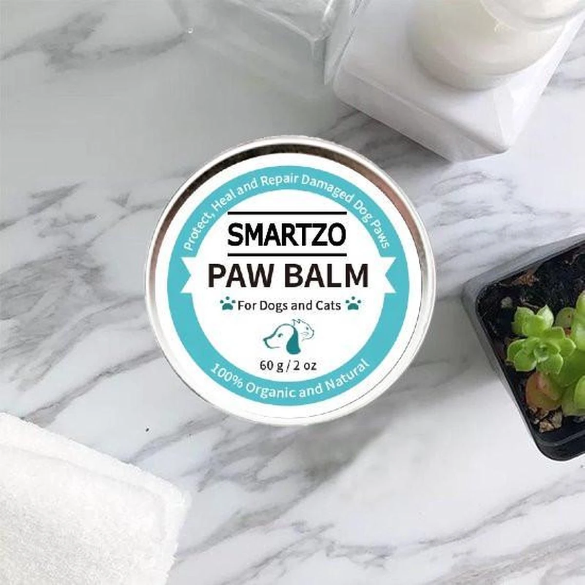 Poot Balsem – Neus Balsem - Huisdieren – Dieren – Poot Verzorging / Neus Verzorging – Verzorging Droge En Gebarsten Poten – Snelwerkende Formule - Hydraterend – Bio Balm - Potenbalsem - Neusbalsem - 60 Gram 7 Poot Balsem – Neus Balsem - Huisdieren – Dieren – Poot Verzorging / Neus Verzorging – Verzorging Droge En Gebarsten Poten – Snelwerkende Formule - Hydraterend – Bio Balm - Potenbalsem - Neusbalsem - 60 Gram - Afbeelding 5