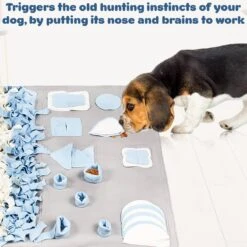 Snuffelmat Hond - Likmat Hond - Honden Speelgoed Intelligentie - Anti Schrokbak Hond - Honden Speeltjes - 100cmx100cm -Huisdier Verkoop 1200x1200 1693