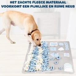 Snuffelmat Hond - Likmat Hond - Honden Speelgoed Intelligentie - Anti Schrokbak Hond - Honden Speeltjes - 100cmx100cm -Huisdier Verkoop 1200x1200 1694