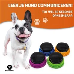 Vulpes Pets® PRO Praatknop Voor Honden Met Speelmat - Dogbuttons - Laat Uw Huisdier Spreken - Hondenspeelgoed - Honden Training - Inclusief E-Book En Speelmat 21 Vulpes Pets® PRO Praatknop Voor Honden Met Speelmat - Dogbuttons - Laat Uw Huisdier Spreken - Hondenspeelgoed - Honden Training - Inclusief E-Book En Speelmat -Huisdier Verkoop 1200x1200 1722