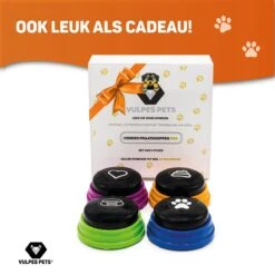 Vulpes Pets® PRO Praatknop Voor Honden Met Speelmat - Dogbuttons - Laat Uw Huisdier Spreken - Hondenspeelgoed - Honden Training - Inclusief E-Book En Speelmat 24 Vulpes Pets® PRO Praatknop Voor Honden Met Speelmat - Dogbuttons - Laat Uw Huisdier Spreken - Hondenspeelgoed - Honden Training - Inclusief E-Book En Speelmat -Huisdier Verkoop 1200x1200 1725