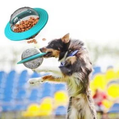 Merkloos Hondenspeeltje UFO Blauw Geschikt Voor Puppy's Tot En Met Grote Honden - Honden Speelgoed - Anti Bijt Speelgoed - Voerbal - Honden Speelgoed Intelligentie - Bijtspeelgoed - Interactieve Hond - Hondenspeeltjes - Traingsbal - Sterk Materiaal - Blauw -Huisdier Verkoop 1200x1200 1750