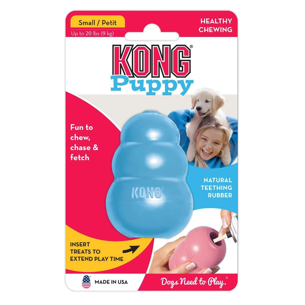 Kong Puppy - Kauwbot Hondenspeelgoed Small - Kauwbot - 85mm X 42mm - Groen/Wit 8 Kong Puppy - Kauwbot Hondenspeelgoed Small - Kauwbot - 85mm X 42mm - Groen/Wit - Afbeelding 6