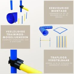 Agility Voor De Hond - Agility Set- Hondentunnel 300 Cm- Slalom Set - Horde - Startveld - Honden Behendigheidsset - 16 Delig - Tunnel - Slalom - Horde - Agility Set Voor De Hond - Agility Set -Huisdier Verkoop 1200x1200 1867