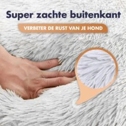 Pet Perfect Donut Hondenmand - 80cm - Fluffy Hondenkussen - Hondenbed - Créme/Bruin 14 Pet Perfect Donut Hondenmand - 80cm - Fluffy Hondenkussen - Hondenbed - Créme/Bruin -Huisdier Verkoop 1200x1200 1994