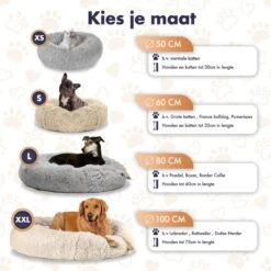 Pet Perfect Donut Hondenmand - 80cm - Fluffy Hondenkussen - Hondenbed - Créme/Bruin 18 Pet Perfect Donut Hondenmand - 80cm - Fluffy Hondenkussen - Hondenbed - Créme/Bruin -Huisdier Verkoop 1200x1200 1998