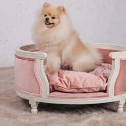 Lord Lou - George Blauw Velvet S - Luxe Hondenmand - Luxe Kattenmand - 49x40x31 -Huisdier Verkoop 1200x1200 2005