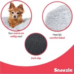 Snoozle Donut Hondenmand - Zacht En Luxe Hondenkussen - Wasbaar - Fluffy - Hondenmanden - 60cm - Lichtgrijs 15 Snoozle Donut Hondenmand - Zacht En Luxe Hondenkussen - Wasbaar - Fluffy - Hondenmanden - 60cm - Lichtgrijs -Huisdier Verkoop 1200x1200 2010
