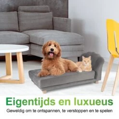 Maxxpro Katten- En Hondenbank - Grijs - Verhoogd Met Houten Poten - Fluweel Materiaal - 90 X 44 X 34 Cm - Huisdieren Tot 80 KG 12 Maxxpro Katten- En Hondenbank - Grijs - Verhoogd Met Houten Poten - Fluweel Materiaal - 90 X 44 X 34 Cm - Huisdieren Tot 80 KG -Huisdier Verkoop 1200x1200 2070