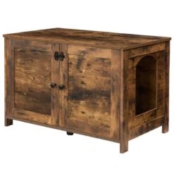 Houten Kattenhuis - Kattenkast Voor Binnen & Buiten - Kattenhok - Kattenhuisje Hout Met Deur En Gat - Hondenhok Voor Kleine Honden - 80 X 50 X 55 Cm -Huisdier Verkoop 1200x1200 2089