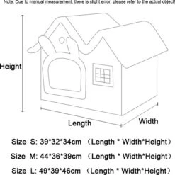 CAT Kattenmand Kattenhuis Maat M - Lekker Slapen Bed Hond Katten Huis Verwijderbare Kussen Ingesloten Pet Bed Voor Kat Kittens Puppy Pet Kat Accessoires -Huisdier Verkoop 1200x1200 2100