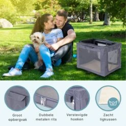 Hondenbench Opvouwbaar - Autobench Hond - Reisbench - Transportbox - Max Gewicht Hond 12 Kg - Grijs - 61x46x43 Cm 11 Hondenbench Opvouwbaar - Autobench Hond - Reisbench - Transportbox - Max Gewicht Hond 12 Kg - Grijs - 61x46x43 Cm -Huisdier Verkoop 1200x1200 2142