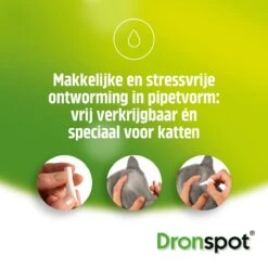 Dronspot Spot On Ontwormingsmiddel Voor Middelgrote Katten (2,5 Kg - 5 Kg) 2 Pipetten 13 Dronspot Spot On Ontwormingsmiddel Voor Middelgrote Katten (2,5 Kg - 5 Kg) 2 Pipetten -Huisdier Verkoop 1200x1200 2325