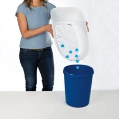 Trixie Berto Kattenbak Open Met Scheidingssyteem Donkergrijs/Blauw - 59X39X22 CM -Huisdier Verkoop 1200x1200 2469