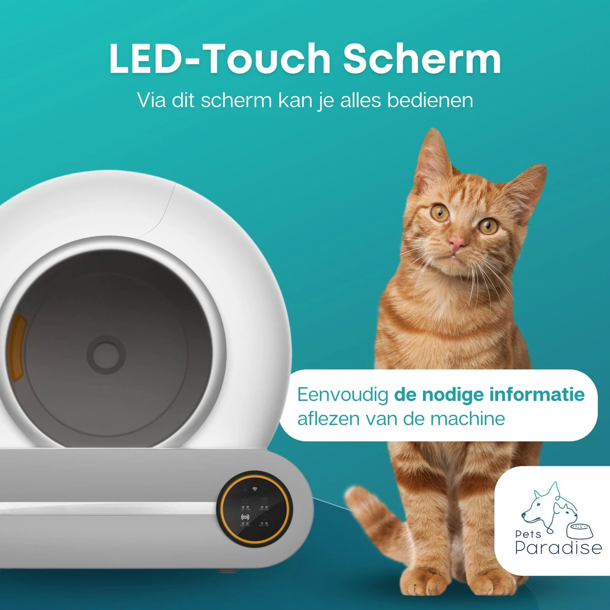 Pets Paradise - Zelfreinigende Kattenbak - Automatische - Elektrische - Scoopfree - Robot Kattenbak - 35dB 5 Pets Paradise - Zelfreinigende Kattenbak - Automatische - Elektrische - Scoopfree - Robot Kattenbak - 35dB - Afbeelding 3