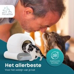 Pets Paradise - Zelfreinigende Kattenbak - Automatische - Elektrische - Scoopfree - Robot Kattenbak - 35dB 13 Pets Paradise - Zelfreinigende Kattenbak - Automatische - Elektrische - Scoopfree - Robot Kattenbak - 35dB -Huisdier Verkoop 1200x1200 2478