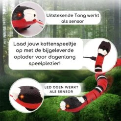 Otiume Interactief Kattenspeeltje - Kattenspeelgoed - Bewegende Slang Speelgoed - USB Oplaadbaar - Rood 9 Otiume Interactief Kattenspeeltje - Kattenspeelgoed - Bewegende Slang Speelgoed - USB Oplaadbaar - Rood -Huisdier Verkoop 1200x1200 2497